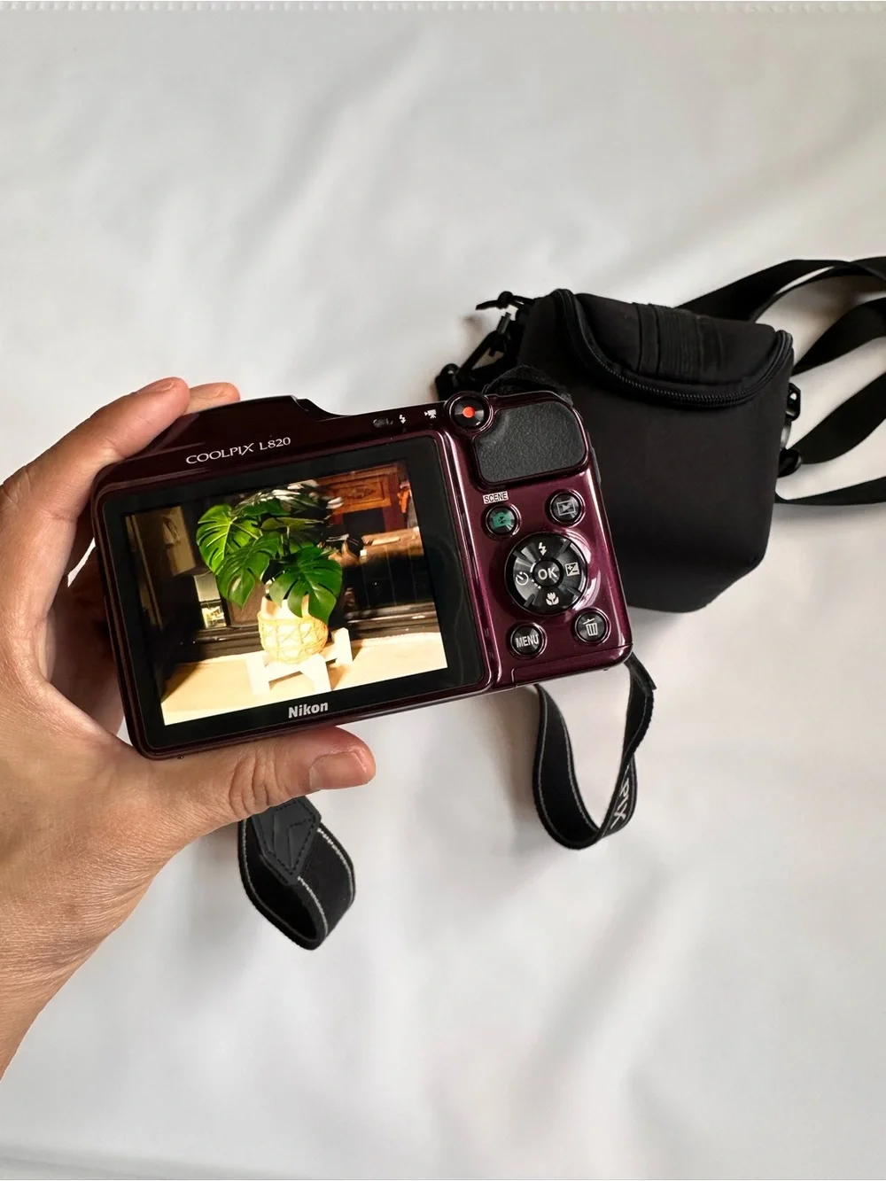 Nikon Digital Camera - Black and Deep Burgundy